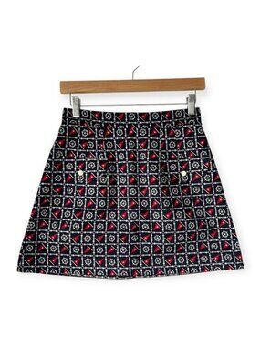 Dolce & Gabbana Navy Nautical Mini Skirt